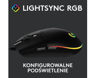 LOGITECH G102 Lightsync Gaming Mouse czarna 910-005823 - 574603 - zdjęcie 7